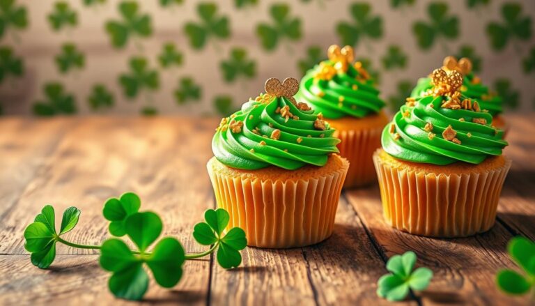 st patricks day cupcake