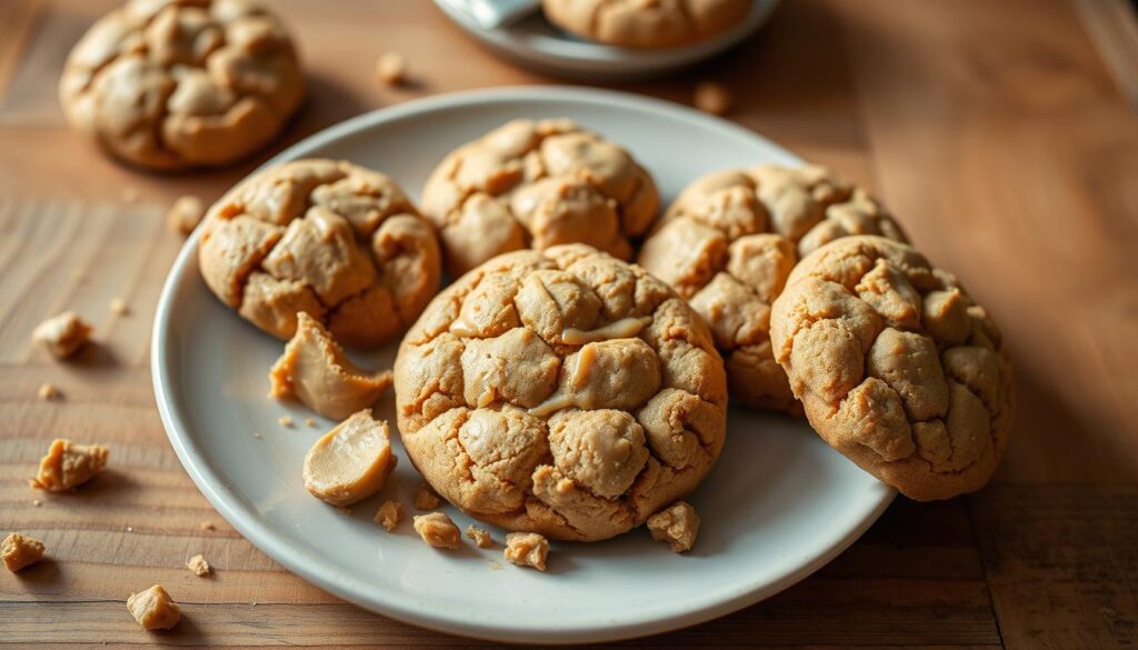 peanut butter protein cookies