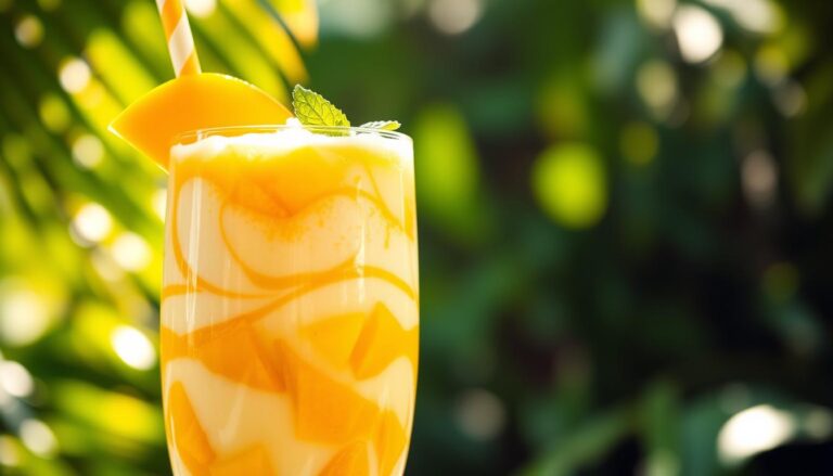 refreshing Mango-Coconut Smoothie